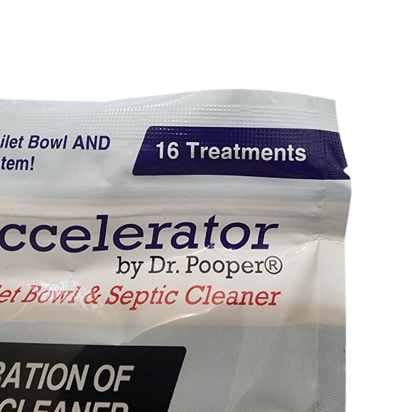 Accelerator by Dr. Pooper® Toilet Bowl & Septic Cleaner 16‎ Treatments - Picture 2 of 7